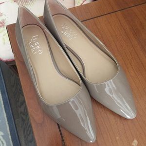 NWOT Franco Sarto patent flats, never worn!